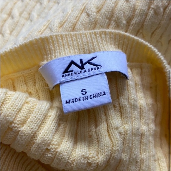 Anne Klein Yellow Sweater - Picture 3 of 4